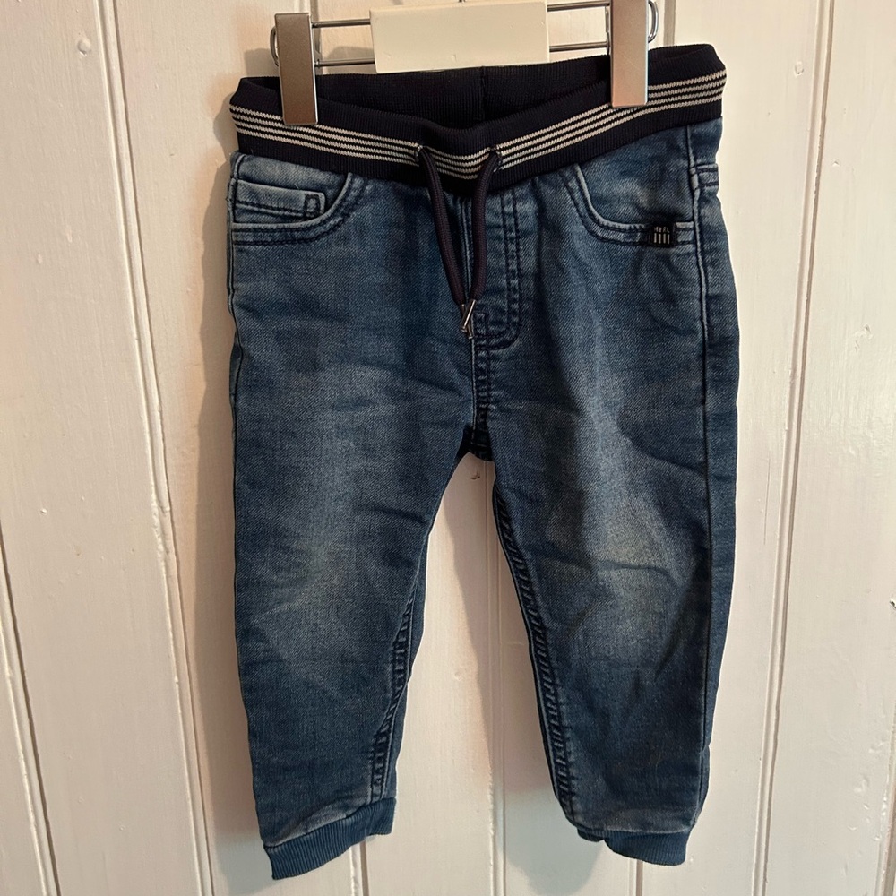 Mayoral 12m medium wash Denim Jogger Pants
